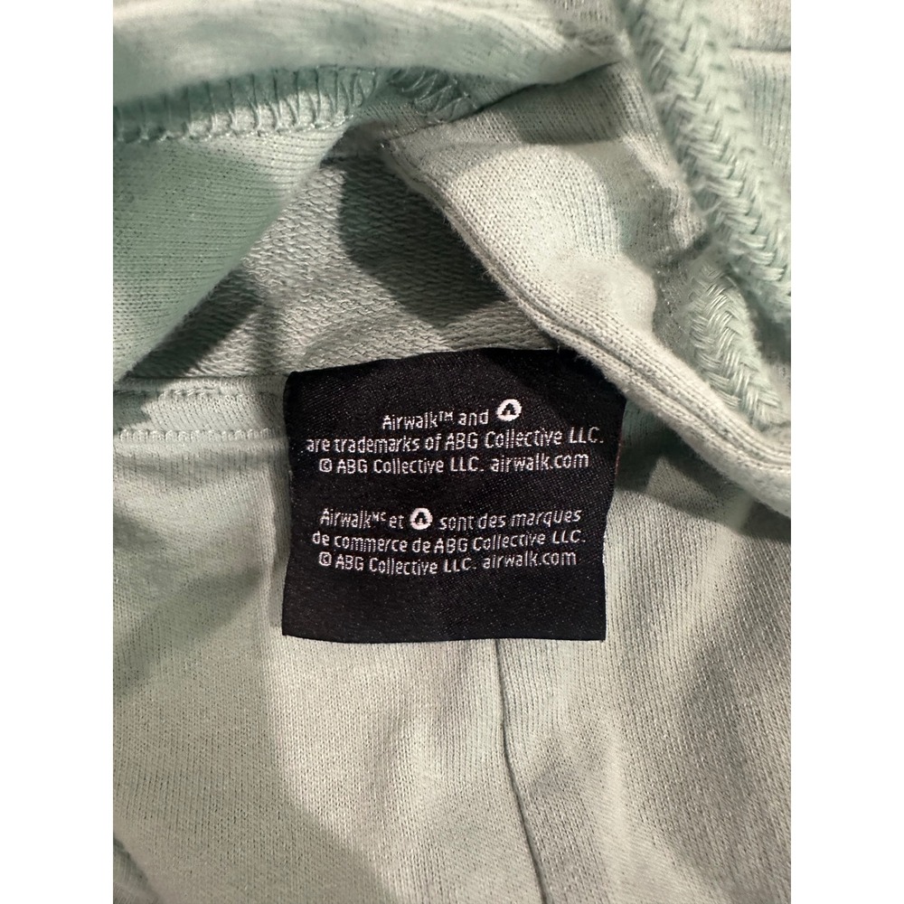 Airwalk Mens Samurai Team Skull Snake Graphic Hoodie Sage Green Small - Picture 5 of 5